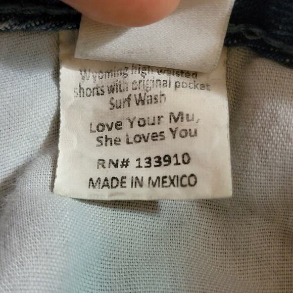 Mumu Blue Jean Shorts 28 - Picture 11 of 11